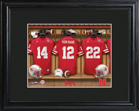 Nebraska Cornhuskers Football Locker Room Print