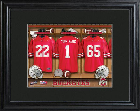 Ohio State Buckeyes Football Locker Room Print
