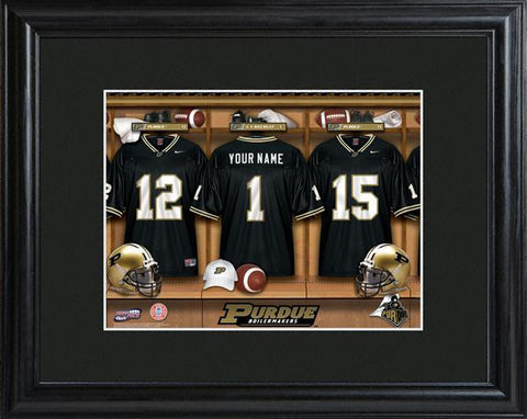 Purdue Boilermakers Football Locker Room Print