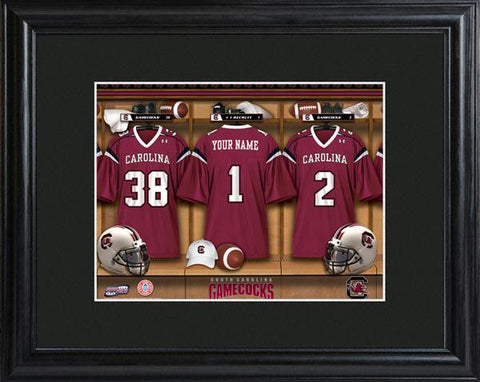 South Carolina Gamecocks Football Locker Room Print