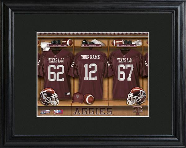 Texas A&M Aggies Football Locker Room Print