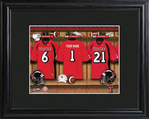 Texas Tech Red Raiders Football Locker Room Print