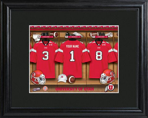 Utah Utes Football Locker Room Print