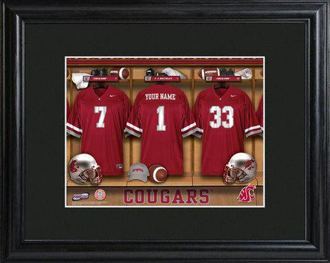 Washington State Cougars Football Locker Room Print