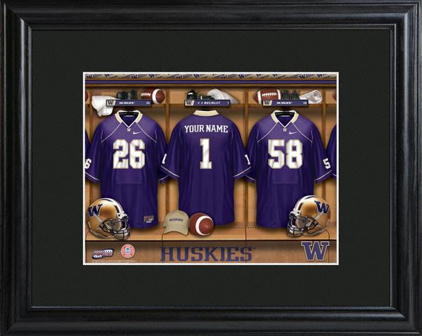 Washington Huskies Football Locker Room Print