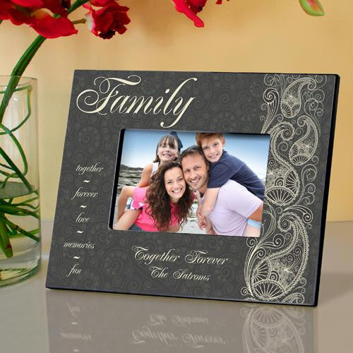 Family Pretty Paisley Picture Frame