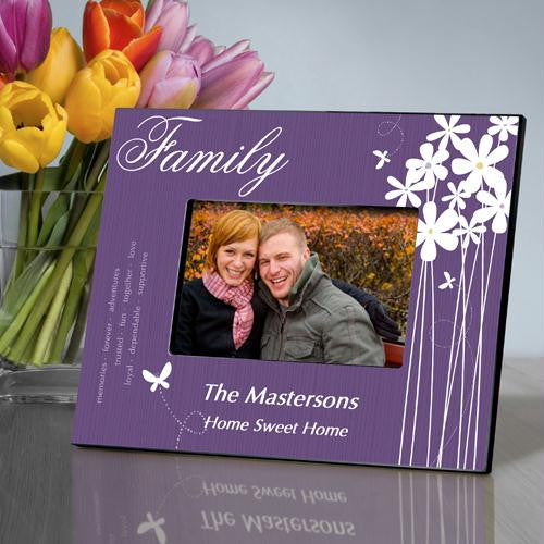 Family Bloomin' Butterfly Picture Frame