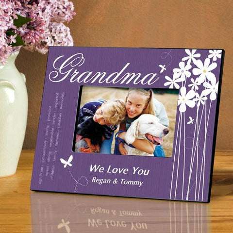 Grandma Bloomin' Butterfly Picture Frame