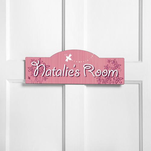 Personalized Daisy Delight Kid's Room Sign