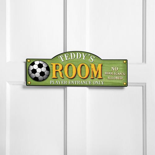 Personalized Kick It Up Kid's Room Sign