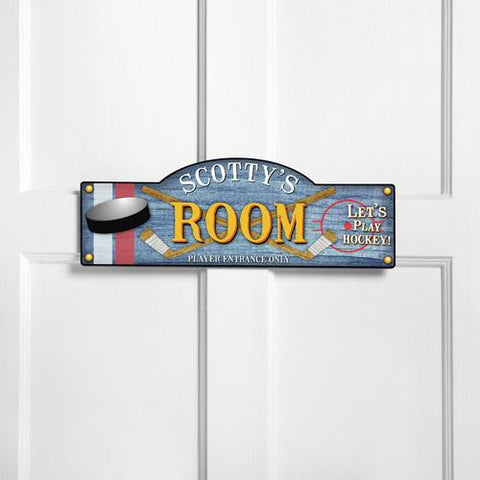 Personalized Power Play Kid's Room Sign