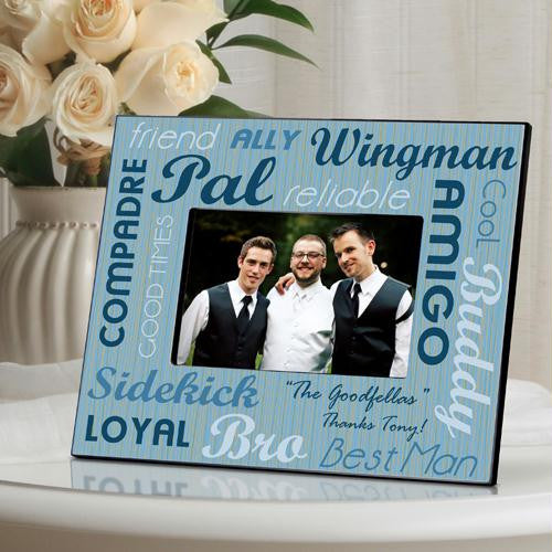 Best Man Best Buds Picture Frame