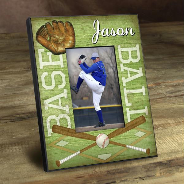 Personalized Batter Up! Picture Frame