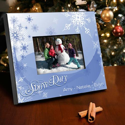 Personalized Snow Day Picture Frame