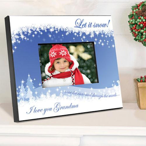 Personalized Snowscapes Picture Frame