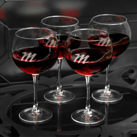 Personalized Red Wine Quartet