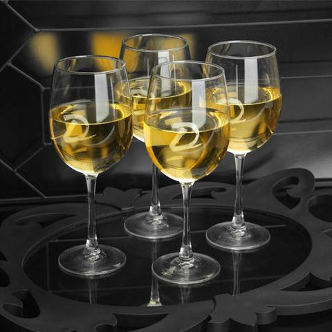 Personalized White Wine Quartet