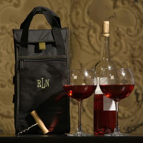 Personalized Napa Wine Carrier