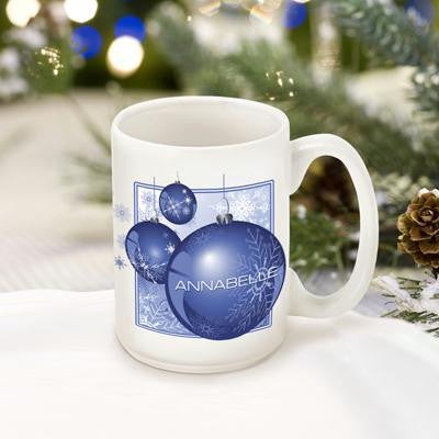 Blue Ornament Coffee Mug