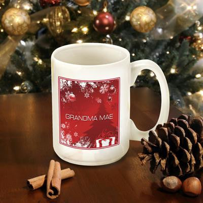 Red Holiday Surprises Coffee Mug