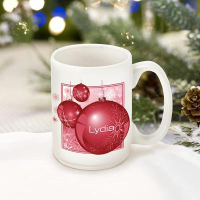 Red Ornament Coffee Mug