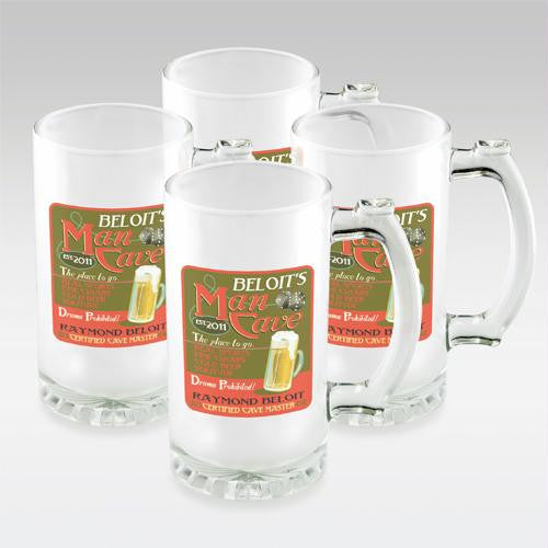 Ale Set of 4 Frosted Sports Mugs