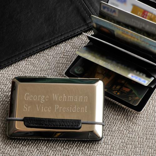 Personalized Expandable Executive Card Case