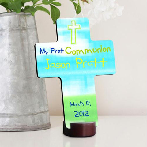 Bright Blessings First Communion Cross