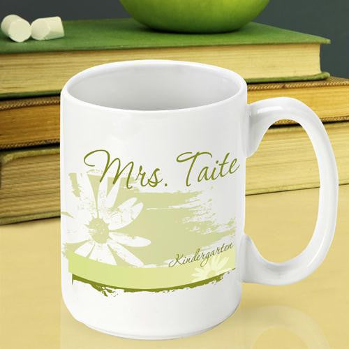 Delicate Daisy Teacher Coffee Mug