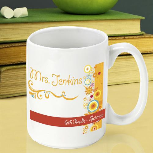 Sunshine and Flowers Teacher Coffee Mug