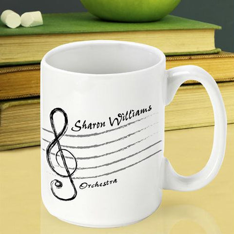 Treble Clef Teacher Coffee Mug