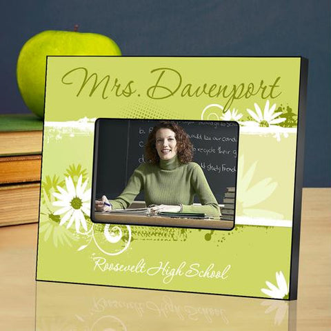 Delicate Daisy Teacher Picture Frame