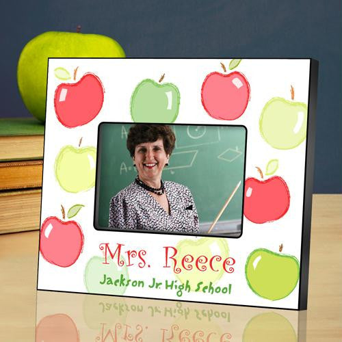 Happy Apples Teacher Picture Frame