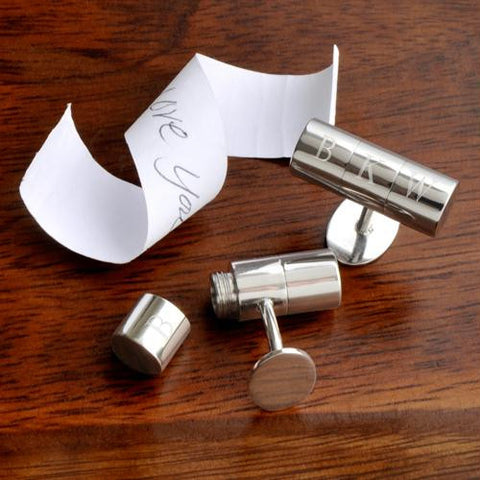 Personalized Secret Agent Cufflinks