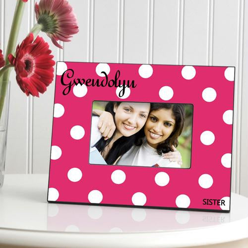 Tutti Frutti Polka Dot Picture Frame