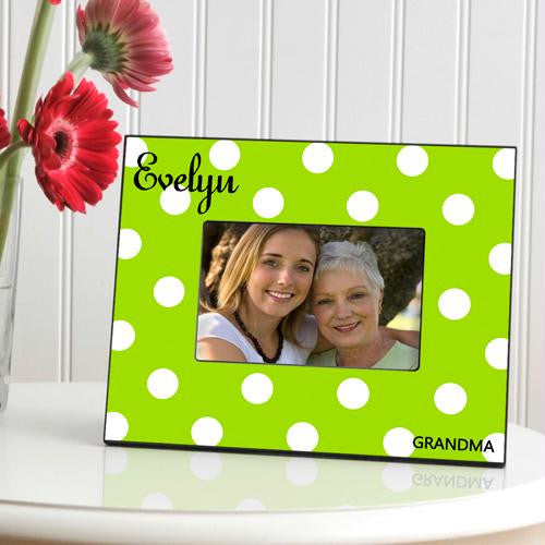 Personalized Dots Picture Frame