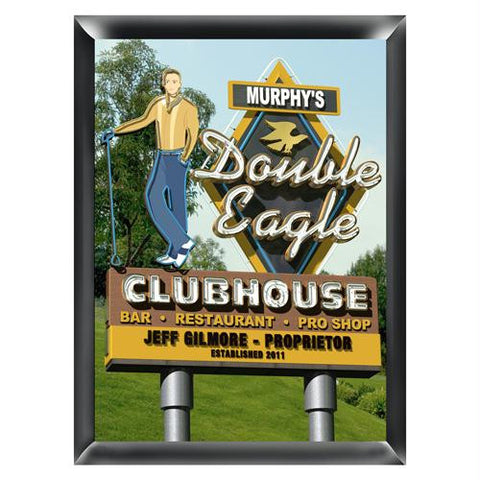 Personalized Marquee Double Eagle Traditional Sign