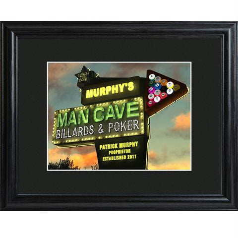 Personalized Marquee Framed Print