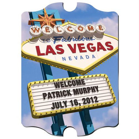 Personalized Daytime Vegas Vintage Sign