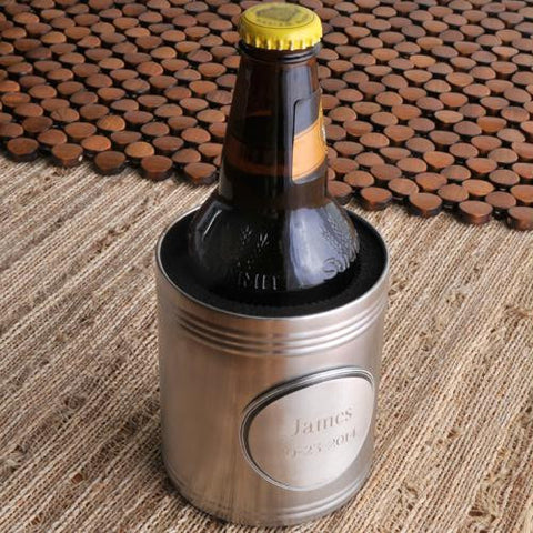 Koozie with Groomsman Pewter Medallion