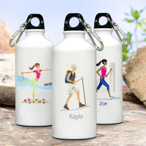 Personalized "Go-Girl" Water Bottle