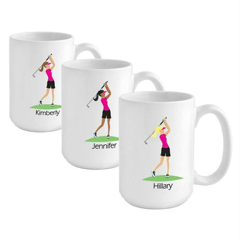 "Go-Girl" Golfer Coffee Mug