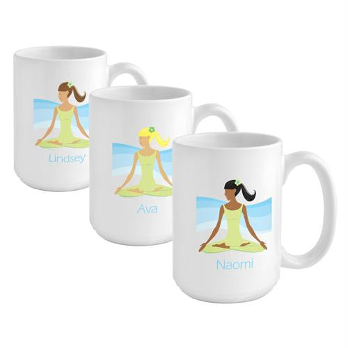 "Go-Girl" Meditate Coffee Mug