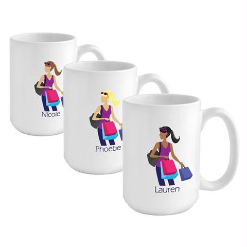 "Go-Girl" Shopper Coffee Mug