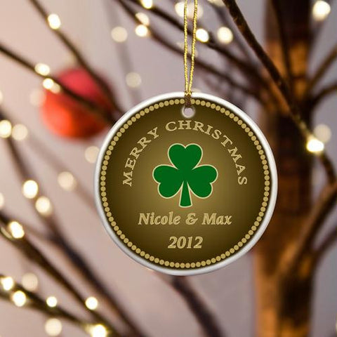 Stout Shamrock Ornament