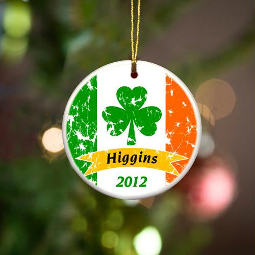 Personalized Irish Ornaments