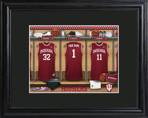 Indiana Hoosiers College Basketball Locker Room Print