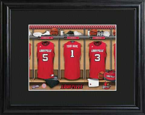 Louisville Cardinals College Basketball Locker Room Print