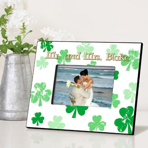 Raining Clovers Picture Frame