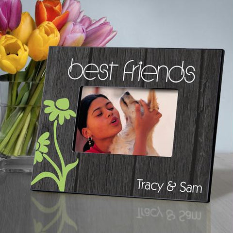 Personalized BFF Dancing Daisies Picture Frame